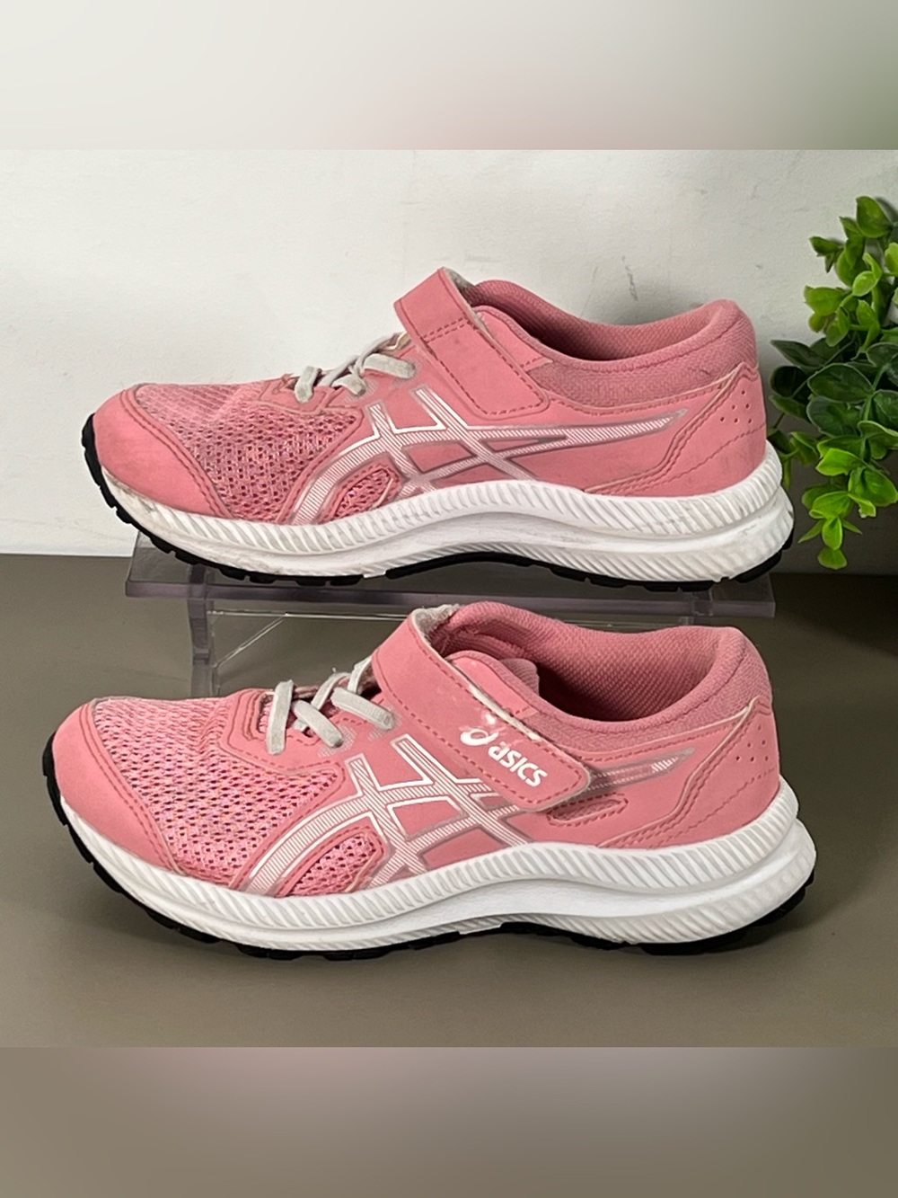 ASICS Tennis Ace Light Pink Sneakers Girls Size 1